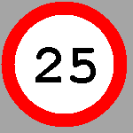 15mph in the estate